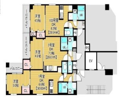金太郎ヒルズ347の物件間取画像